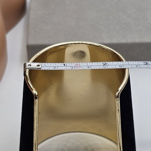 Modern Smooth Black Velvet Bracelet Women Statement Femme Bangle Cuff Sleeve - Picture 6 of 8